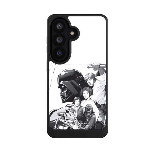 Samsung Galaxy S26 NIVOcore StarWars Charaktere - Schwarz-Weiß