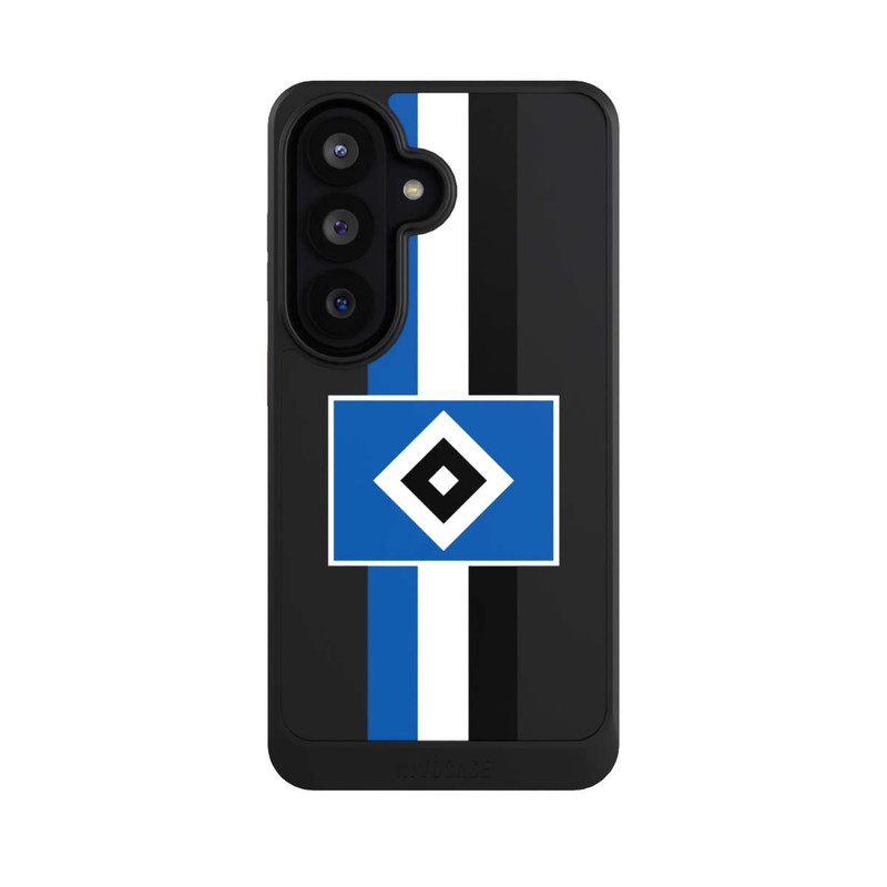 Galaxy S26 NIVOcore HSV Streifen - Blau-Weiß-Schwarz - ohne Hintergrund