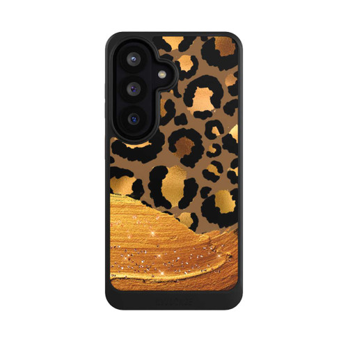 Samsung Galaxy S26 NIVOcore Dunkelgoldener Leoparden Glitzerlook