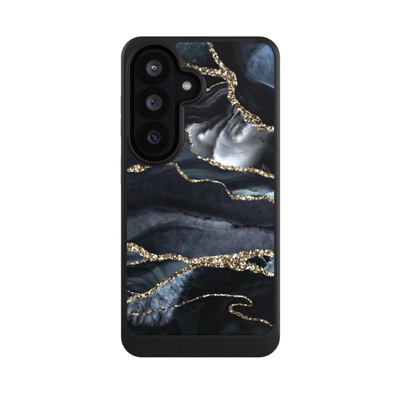 Galaxy S26 NIVOcore Dunkler Marmor Gold Glitzerlook