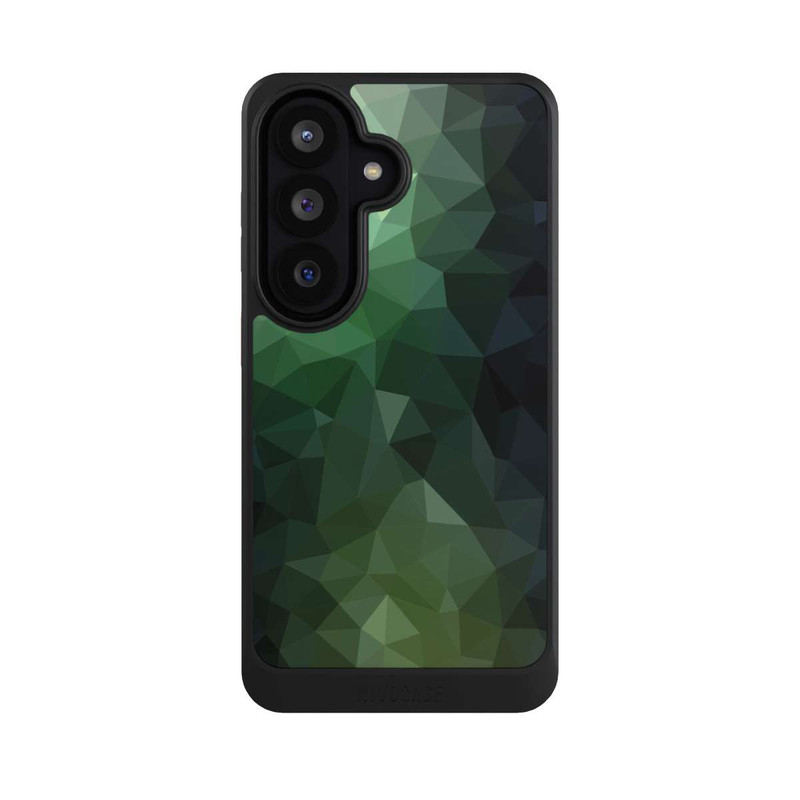 Galaxy S26 NIVOcore Polygonal Mosaic Green