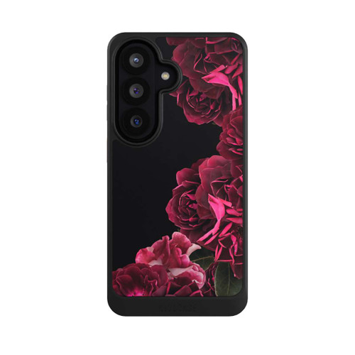 Samsung Galaxy S26 NIVOcore Vintage Rosen auf Schwarz