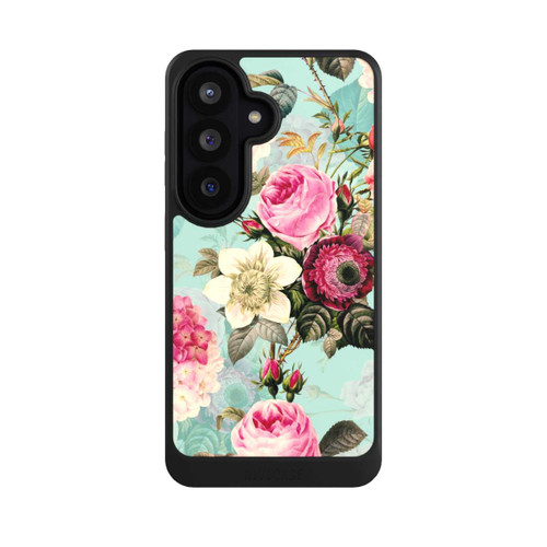 Samsung Galaxy S26 NIVOcore Türkisfarbene Rosentapete