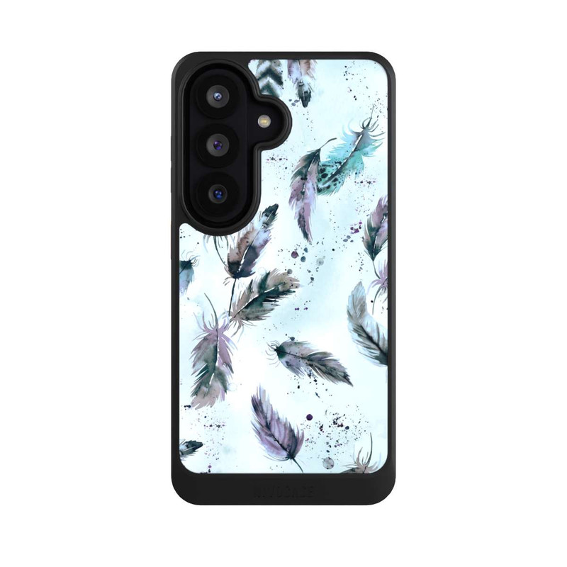 Galaxy S26 NIVOcore Magical Feathers Soft Blue