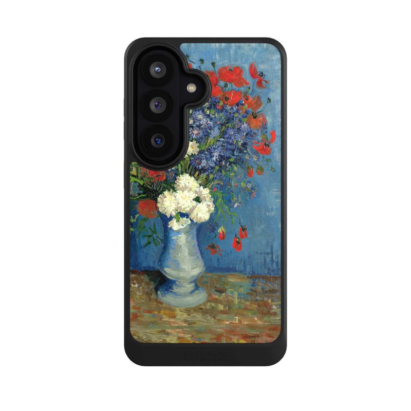 Galaxy S26 NIVOcore Stillleben Vase mit Kornblumen und Mohnblumen von Vincent Van Gogh