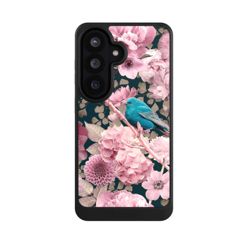 Samsung Galaxy S26 NIVOcore Spatzen im rosa Blumenmuster