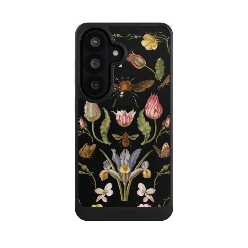 Galaxy S26 NIVOcore Wildblumen und Biene Schwarz