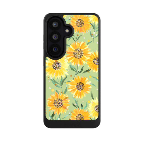 Samsung Galaxy S26 NIVOcore Sonnenblumen grün
