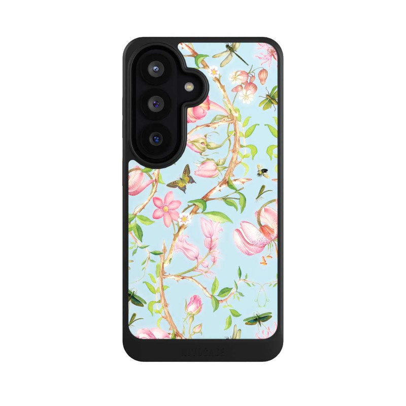 Galaxy S26 NIVOcore Vintage Botanic Flowers Blue