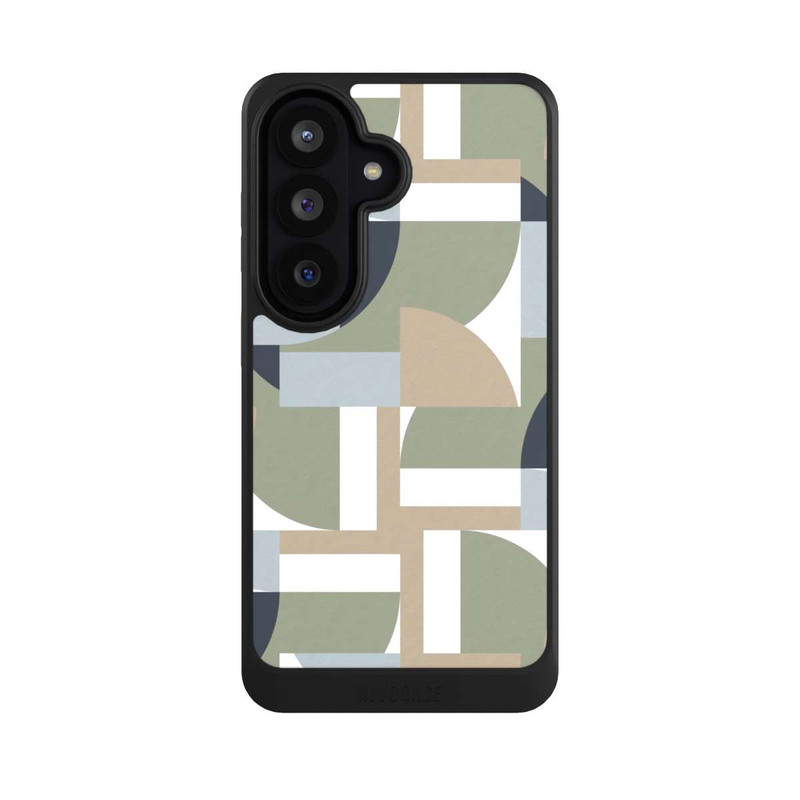 Galaxy S26 NIVOcore Futuristische Bauhaus Polygone Beige
