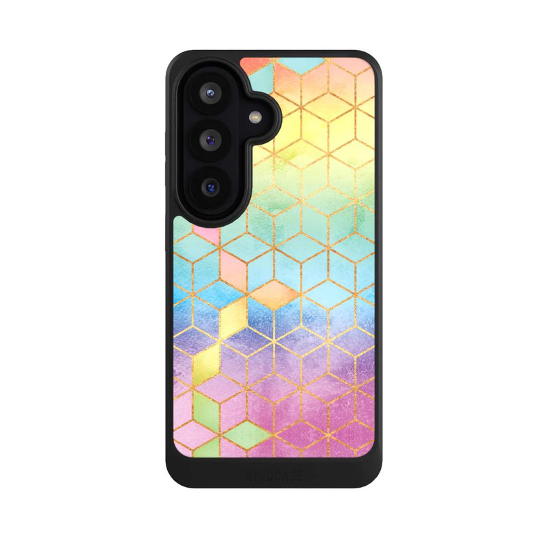 Galaxy S26 NIVOcore Cubes Arcs-en-ciel
