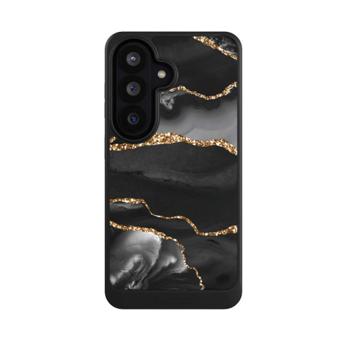 Samsung Galaxy S26 NIVOcore Dark Marble Stripes Gold Look