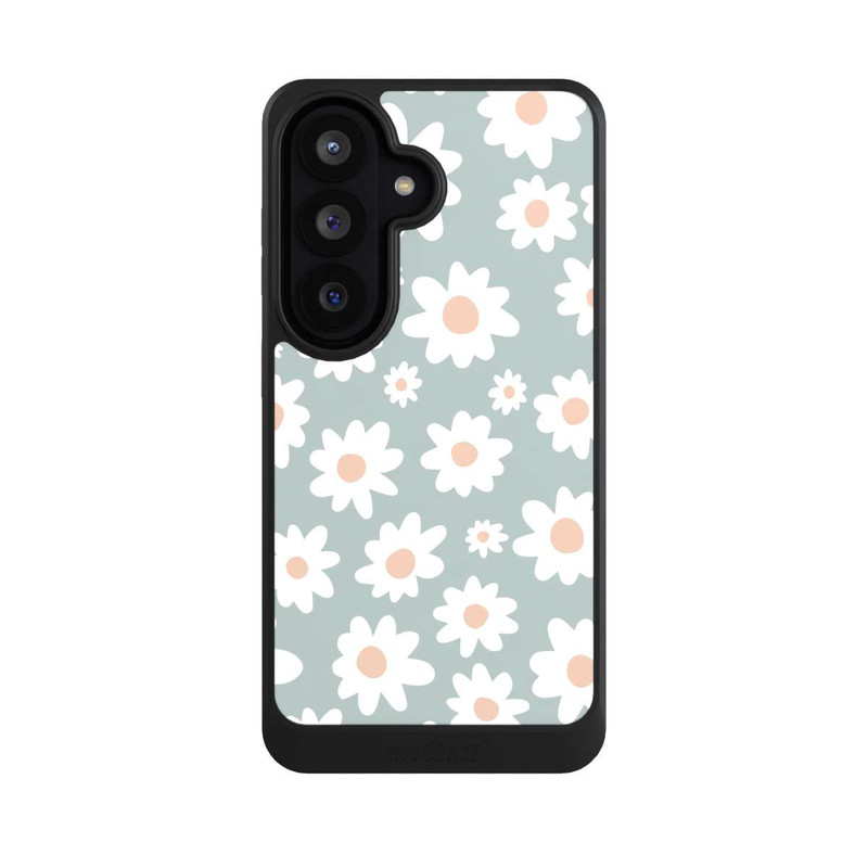 Galaxy S26 NIVOcore Gänseblümchen Muster grün