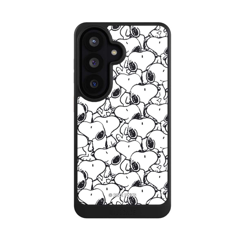 Galaxy S26 NIVOcore Snoopy Muster Schwarz und Weiß