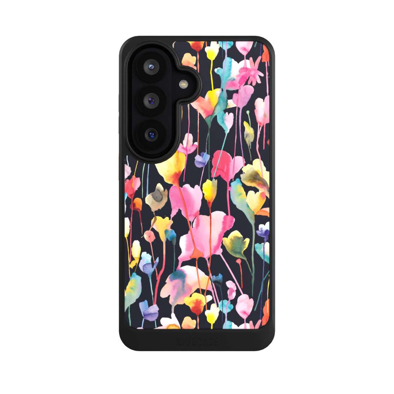 Galaxy S26 NIVOcore Wildblumen schwarz