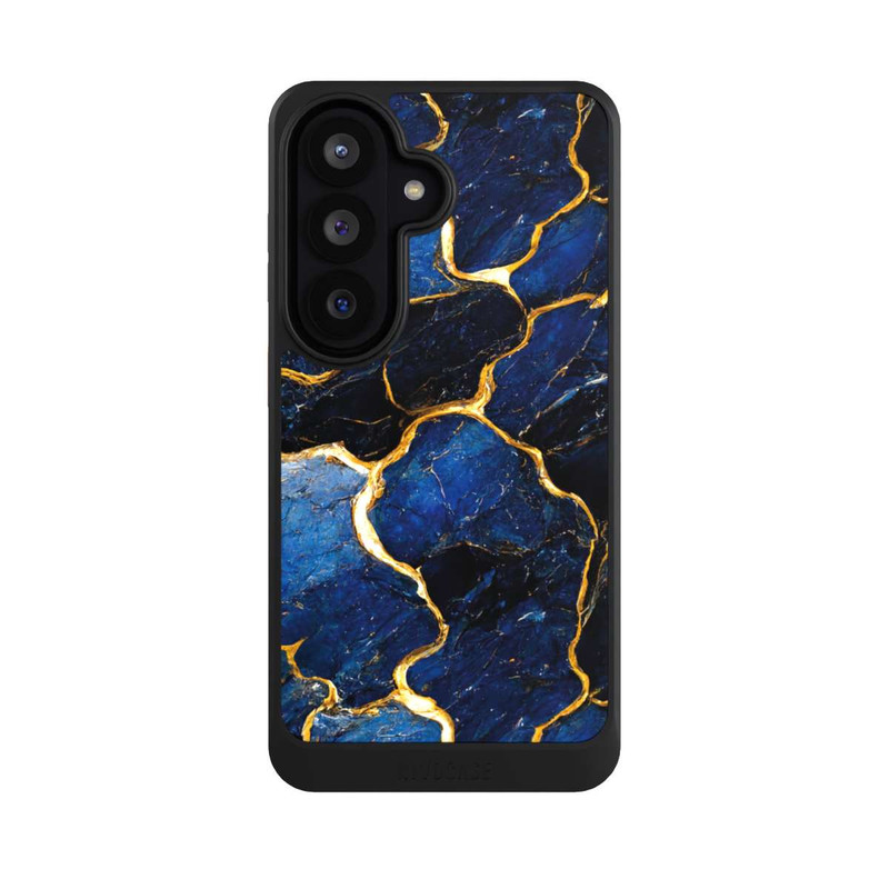 Galaxy S26 NIVOcore Blaue Marmor Gold Druck