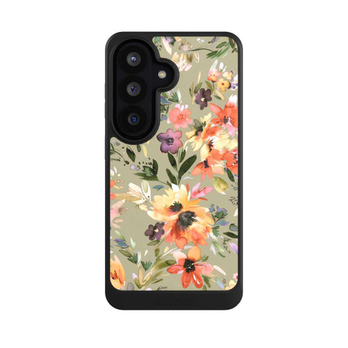 Samsung Galaxy S26 NIVOcore Malerische tropische Blumen Salbeigrün