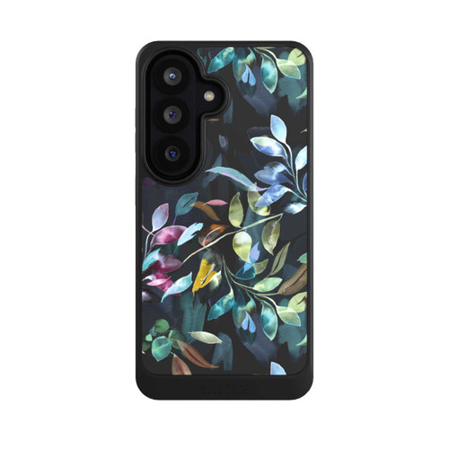 Samsung Galaxy S26 NIVOcore Mystische Aquarellblätter schwarz