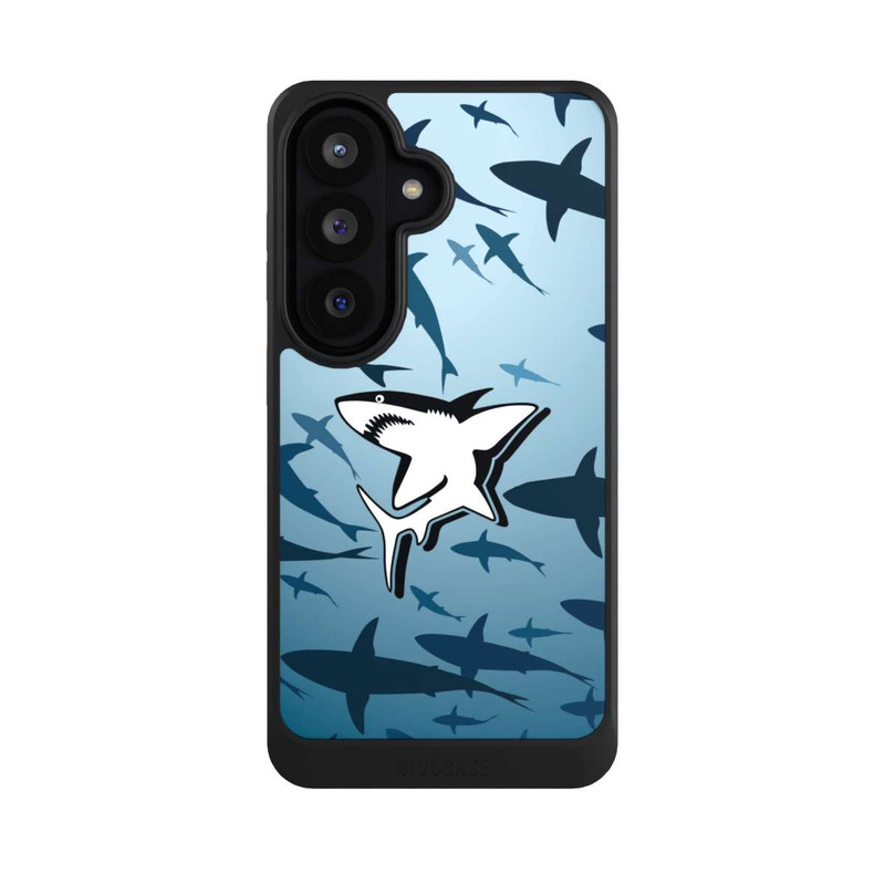 Galaxy S26 NIVOcore Haie Muster Blau