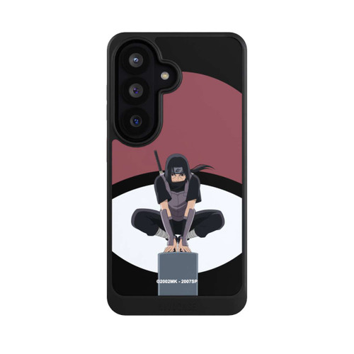 Samsung Galaxy S26 NIVOcore Itachi Uchiha Symbol Schwarzer Hintergrund