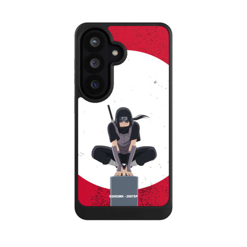 Samsung Galaxy S26 NIVOcore Itachi Uchiha Symbol Roter Hintergrund
