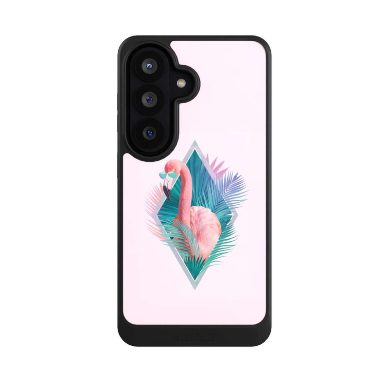 Galaxy S26 NIVOcore Tropical Leaves Flamingo