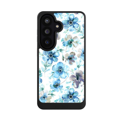 Samsung Galaxy S26 NIVOcore Blaues Blumenmuster Trendy