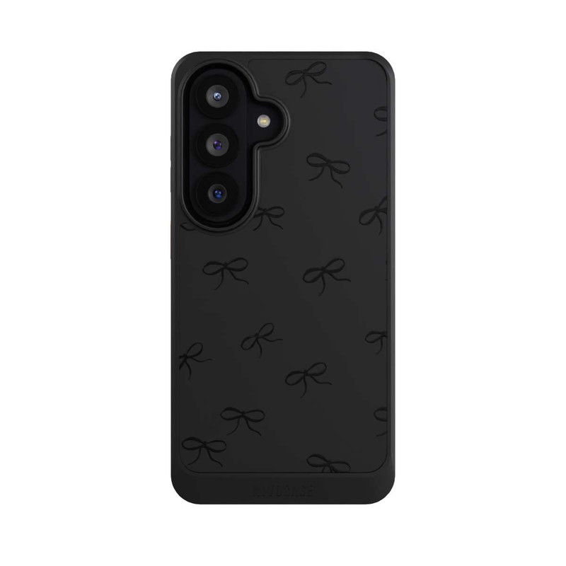 Galaxy S26 NIVOcore Schleifen Muster Schwarz Transparent