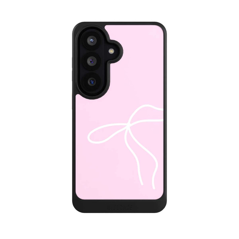 Galaxy S26 NIVOcore Trendy Schleife Weiß Rosa