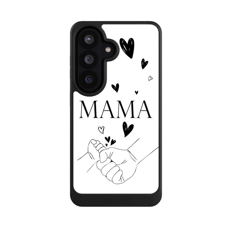 Galaxy S26 NIVOcore Muttertag Line Art Hände Schwarz Weiß