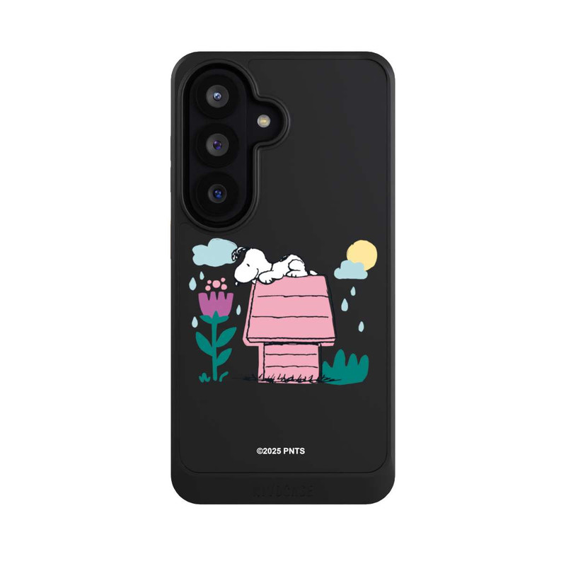 Galaxy S26 NIVOcore Snoopy Hundehütte Frühling transparent