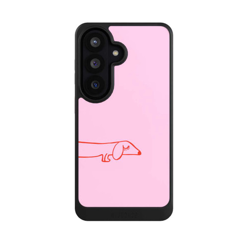 Samsung Galaxy S26 NIVOcore Dachshund Illustration Pink