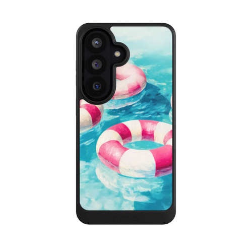 Samsung Galaxy S26 NIVOcore Striped Swim Rings in The Pool