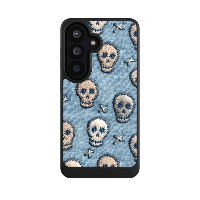 Galaxy S26 NIVOcore Skulls on Jeans Pattern