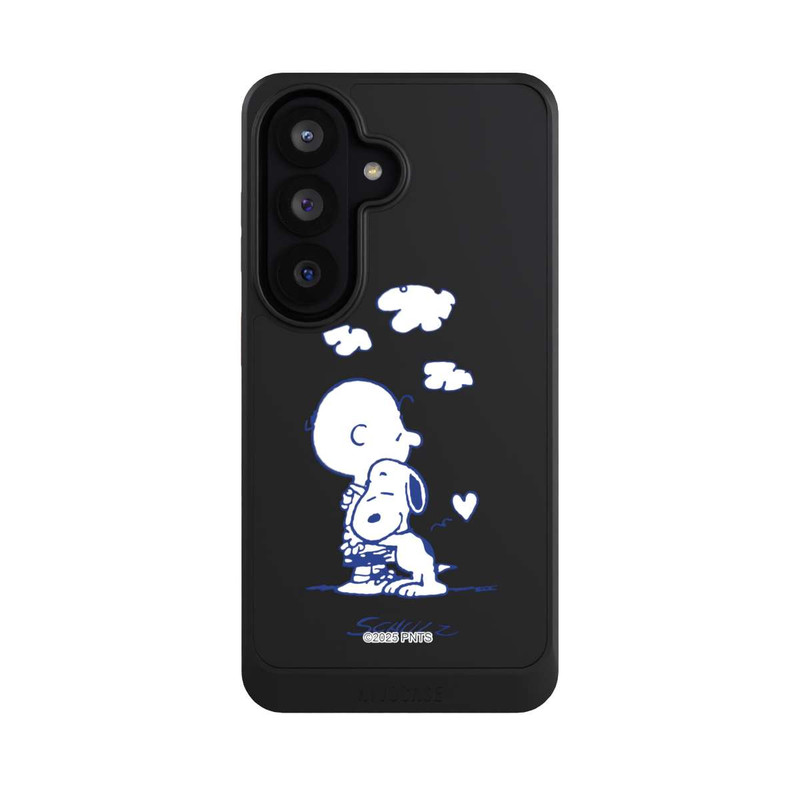 Galaxy S26 NIVOcore Peanuts Charlie Brown Snoopy Hug Transparent