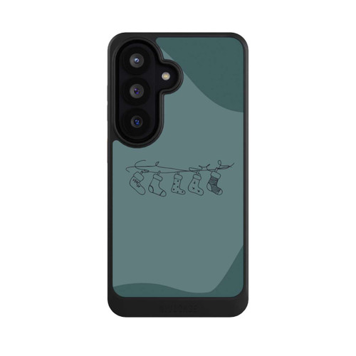 Samsung Galaxy S26 NIVOcore Christmas stockings line art minimalistic