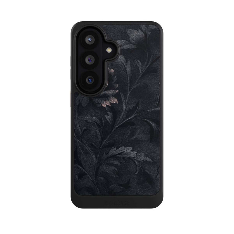 Galaxy S26 NIVOcore Dunkles Blumenmuster Vintage