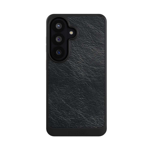 Samsung Galaxy S26 NIVOcore Black Leather Look Background