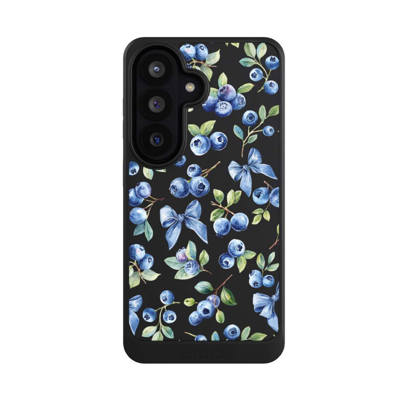 Galaxy S26 NIVOcore Blaubeere Schleifen Transparent mit KI