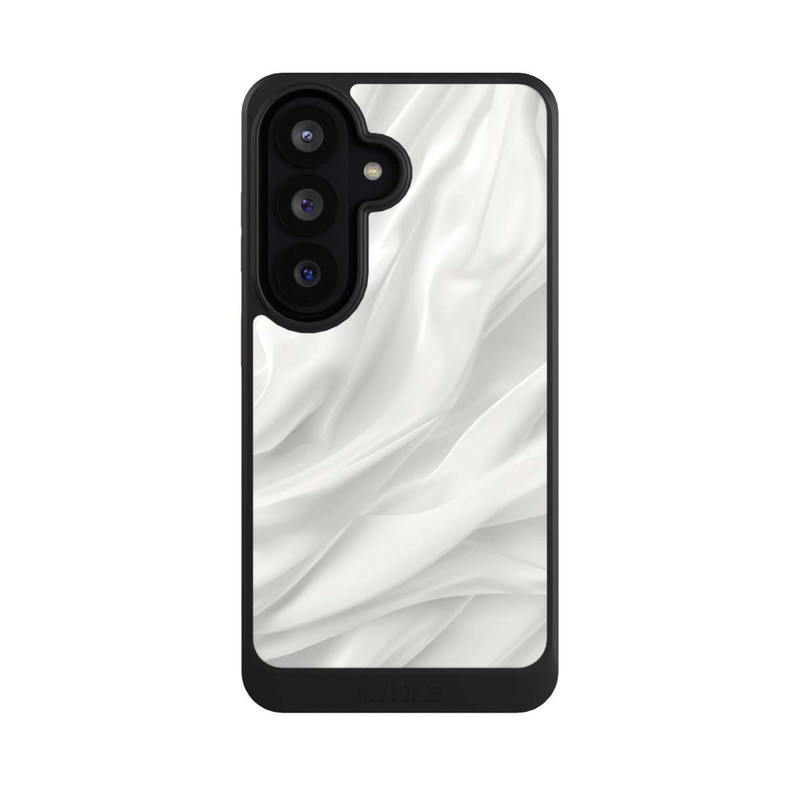 Galaxy S26 NIVOcore Weiße Seidenmatte Textur mit KI