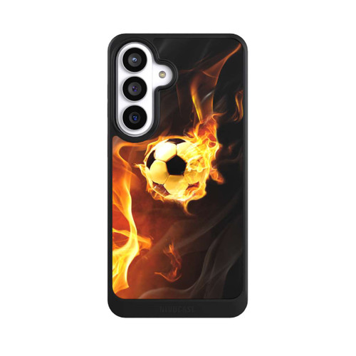 Samsung Galaxy S26+ NIVOcore Fußball in Flammen