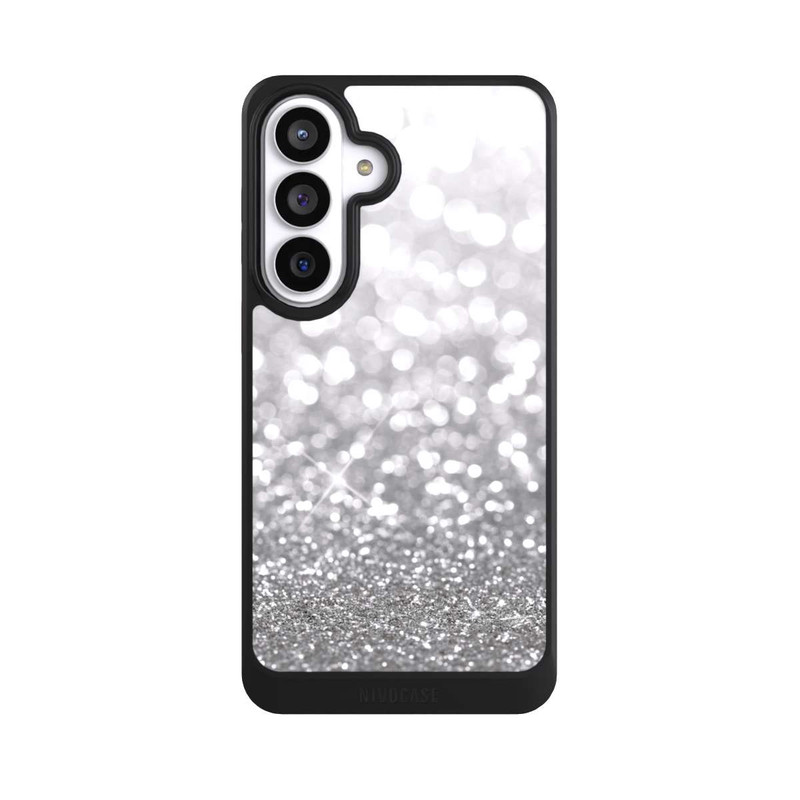 Galaxy S26+ NIVOcore Pluie de Paillettes Argentées Look