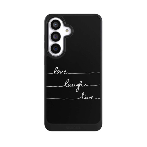 Samsung Galaxy S26+ NIVOcore Love Laugh Live weiß/schwarz