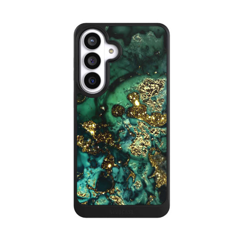 Samsung Galaxy S26+ NIVOcore Cyan Glitzer Marmorlook