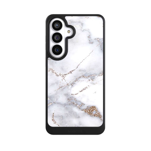 Samsung Galaxy S26+ NIVOcore Silver Glitter Marble Look