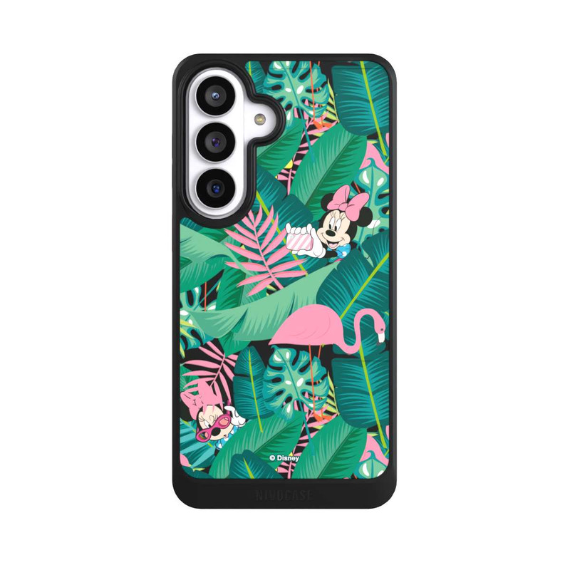 Galaxy S26+ NIVOcore Minnie Summer Palmblätter ohne Hintergrund