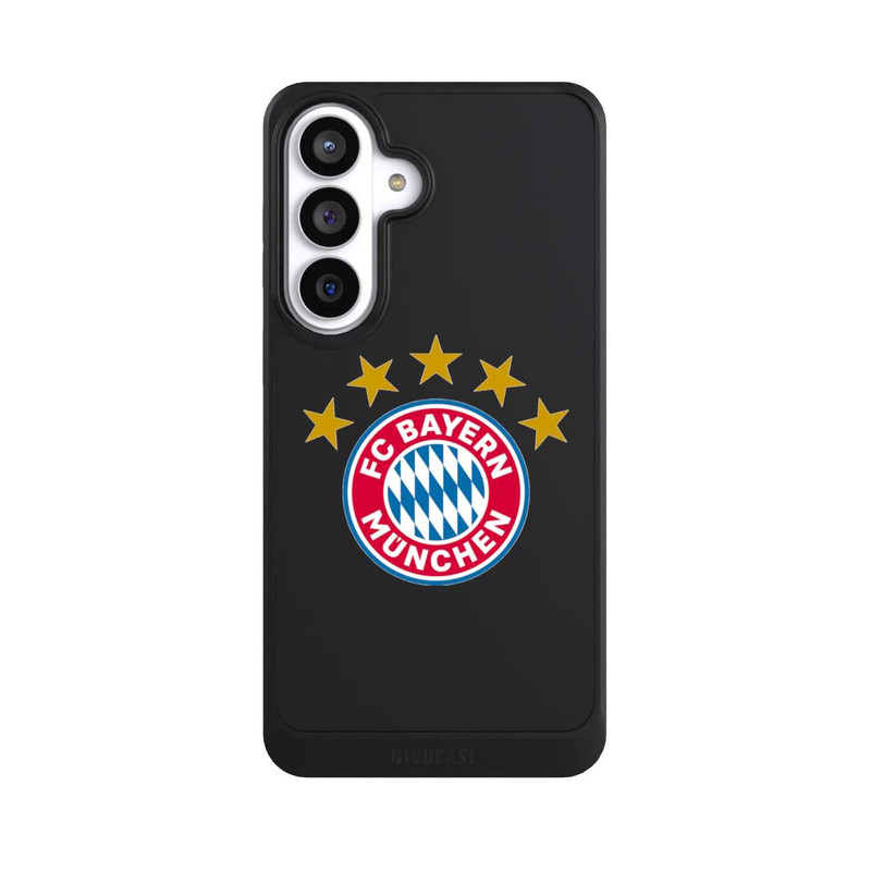 Galaxy S26+ NIVOcore FCB Logo mit Sterne - ohne Hintergrund
