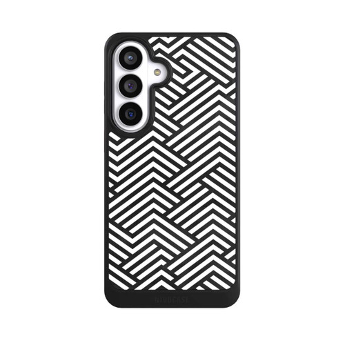 Samsung Galaxy S26+ NIVOcore Schwarz und Weiß ZigZag
