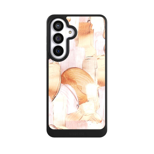 Samsung Galaxy S26+ NIVOcore Weiß/Gold Pinsel Muster