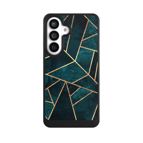 Samsung Galaxy S26+ NIVOcore Tief Blaugrün Stein Gold Druck
